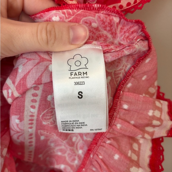 Farm Rio Summer Sunrise Blouse and Skirt Set S - Picture 8 of 16